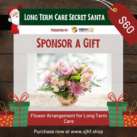 Secret Santa: Flower Arrangement for Long Term Care