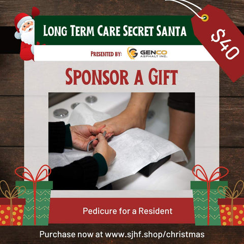 Secret Santa: Pedicure for a Resident